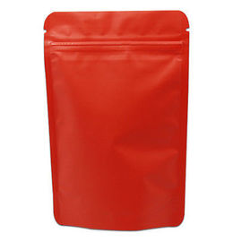 金属のマイラーの赤いアルミ ホイルのジップロックは友好的な3つ側面の密封のエコを袋に入れます